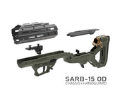 SARB-15 Bullpup Conversion Kit with Optional Handguard - OD Green