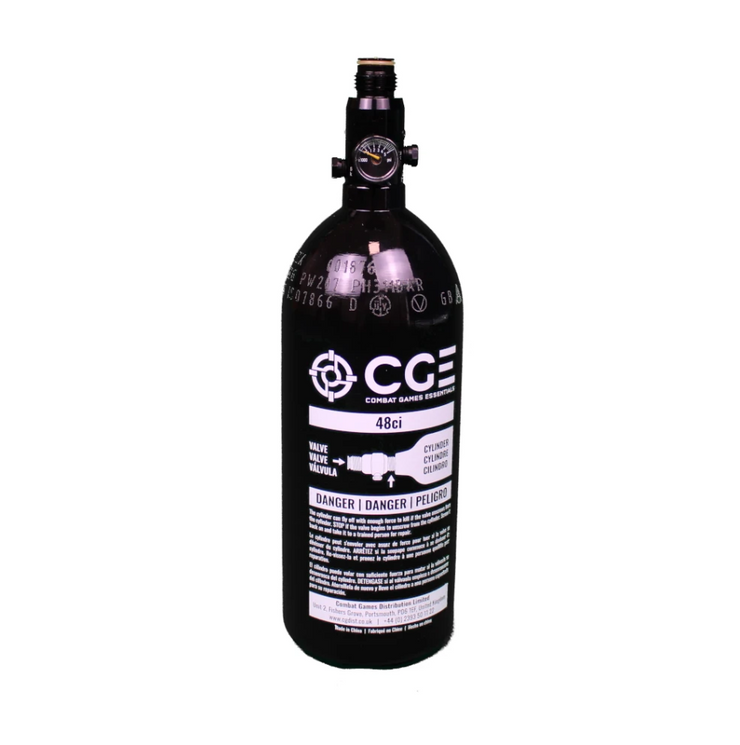 Standard 48ci (0.8L, 3000psi) HPA Tank with Bottle Reg